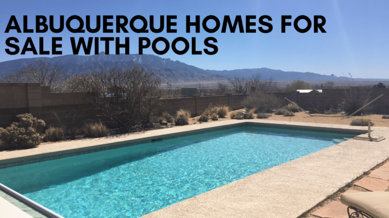 albuquerque new mexico homes for sale with pool